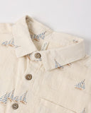 Collared Short Sleeve Shirt - Sail