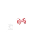 SIGNATURE GROSGRAIN BOW ON CLIP: 4.5" Large - 1.5" Ribbon on Alligator Clip / BLUE MAGIC