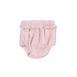Lotus Flower Ducklings Ruffle Sleeve Dress And Bloomer - Girls