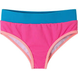 Tween Girls Blue Rib Colorblock Bikini