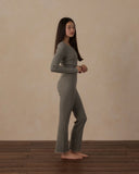 Teen Ribbed Long Sleeve Knit Tee - Midnight