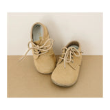 James Boy's Nubuck Leather Lace Up Shoe (Baby) - Nubuck Khaki