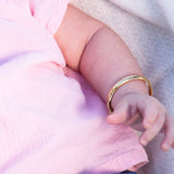 Gold Classic Bangle - Baby/Kids