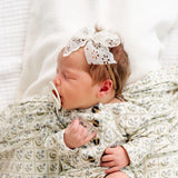 Lace Bow - Ivory Daisy Headband