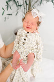Newborn Gown Bundle - Headband, Various Styles