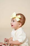 Satin Bow - Lemon Headband - Large