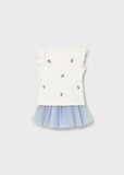 Tulle Skirt Set - Sky