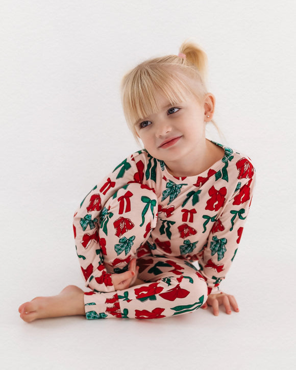 Christmas Bows Two Piece Set