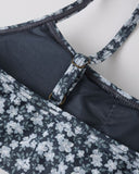 Rashguard Bikini Set - Navy Floral