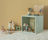 Grandma & Grandpa Mice In Cigar Box