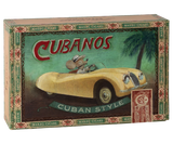 Grandma & Grandpa Mice In Cigar Box