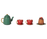 Christmas Tea Party, Mouse - Red/Green