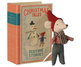 Christmas Mouse, Baby in Book