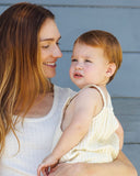 Lou Romper - Citron Stripe