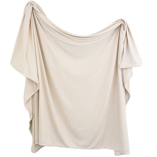 Cove Ribbed Swaddle Blanket - Regular Luxe