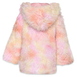 Faux Fur Hooded Coat