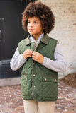 Derby Field Vest Green