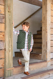 Derby Field Vest Green