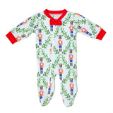 Baby Red Nutcracker Footie Pajamas