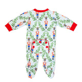 Baby Red Nutcracker Footie Pajamas