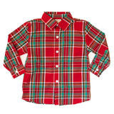 Boys Plaid Button-Up
