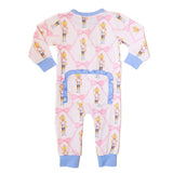 Baby Girl Pink Nutcracker Ruffle Pajamas