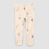 Gymnast Print On Birch Leggings
