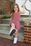 Skort Set - Solid Brown