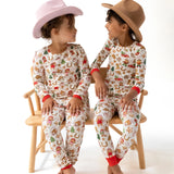 Cowgirl Christmas Long Sleeve Loungewear Set