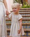 Lindsay Dress - Valencia Stripe