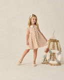 Collared Babydoll Dress - Cherry Check, Girls