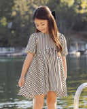 Rose Dress - Wavy Stripe