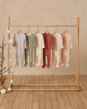 Bamboo Zip Footie - Candy Canes