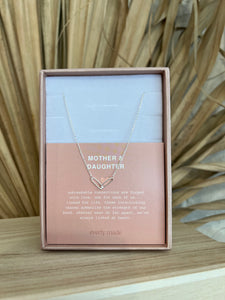 Linked Necklace • Mother & Daughter - Solid Sterling Silver