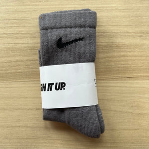 Swoosh It Up Socks Dark Grey