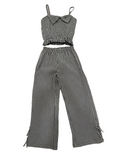 Black + White Gingham Pant