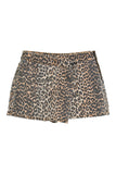 Leopard print skort