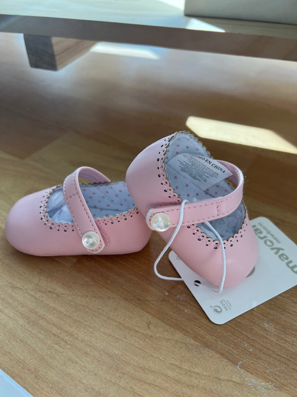 Newborn Mary Jane Shoes - Baby Rose