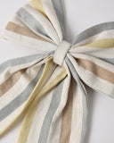 Oversized Bow - Valencia Stripe