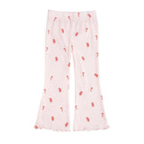 Candy Cane Christmas Flare Legging - Girls