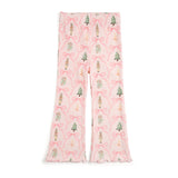 Nutcracker Trellis Christmas Flare Legging - Girls