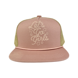 Let's Go Girls Trucker Hat - Rose