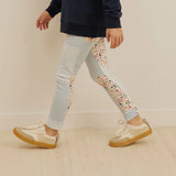 Floral Patchwork Print on Celestial Leggings