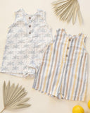 Mavrick Romper - Palm Trees