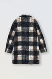 Girls Woven Coat - Black