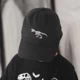 Dinosaur Skeleton Patch Halloween Baseball Hat
