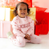 Candy Cane Christmas Flare Legging - Baby Girl