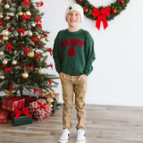 Merry Patch Christmas Knit Sweater - Boys