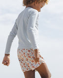 Long Sleeve Rashguard - Light Blue