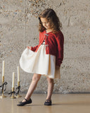 Bow Cardigan - Ruby